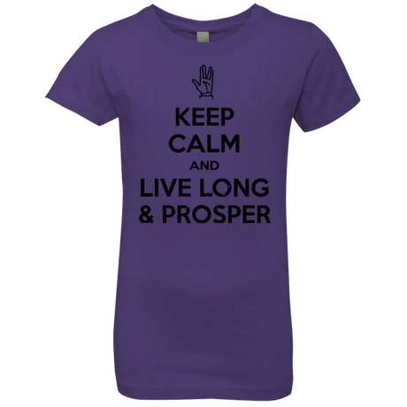 T-Shirts Purple Rush / YXS Keep calm prosper Girls Premium T-Shirt