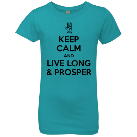 T-Shirts Tahiti Blue / YXS Keep calm prosper Girls Premium T-Shirt