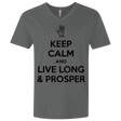 T-Shirts Heavy Metal / X-Small Keep calm prosper Men's Premium V-Neck