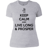 T-Shirts Heather Grey / X-Small Keep calm prosper Women's Premium T-Shirt