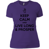 T-Shirts Purple / X-Small Keep calm prosper Women's Premium T-Shirt