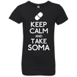 T-Shirts Black / YXS Keep Calm Soma Girls Premium T-Shirt