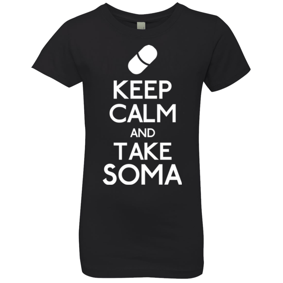 T-Shirts Black / YXS Keep Calm Soma Girls Premium T-Shirt