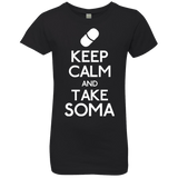 T-Shirts Black / YXS Keep Calm Soma Girls Premium T-Shirt