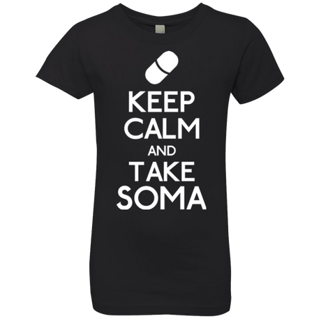 T-Shirts Black / YXS Keep Calm Soma Girls Premium T-Shirt
