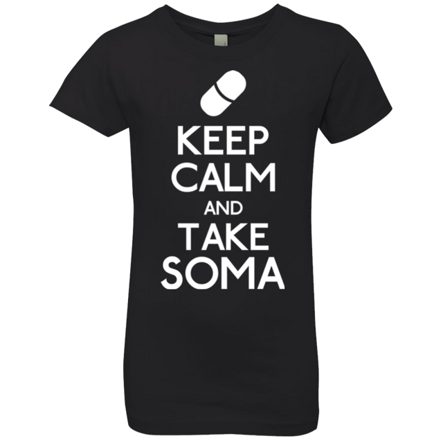 T-Shirts Black / YXS Keep Calm Soma Girls Premium T-Shirt