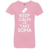 T-Shirts Light Pink / YXS Keep Calm Soma Girls Premium T-Shirt