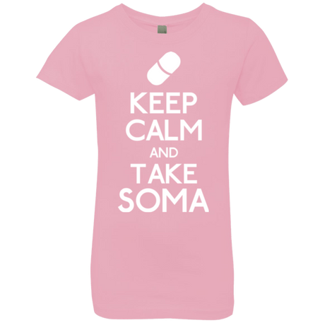 T-Shirts Light Pink / YXS Keep Calm Soma Girls Premium T-Shirt