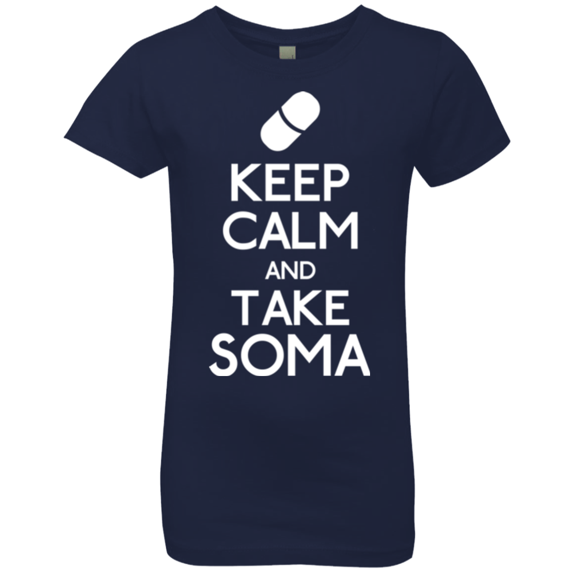 T-Shirts Midnight Navy / YXS Keep Calm Soma Girls Premium T-Shirt