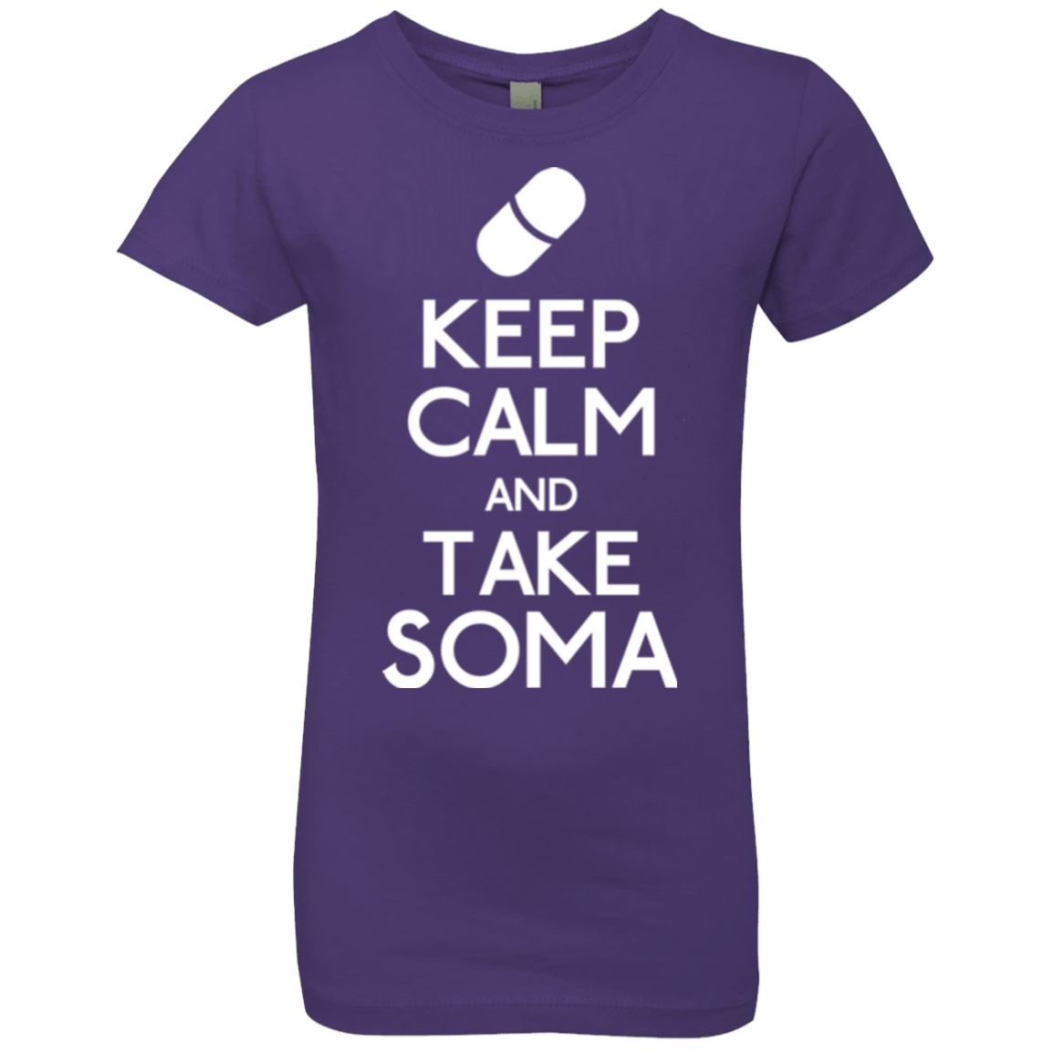 T-Shirts Purple Rush / YXS Keep Calm Soma Girls Premium T-Shirt