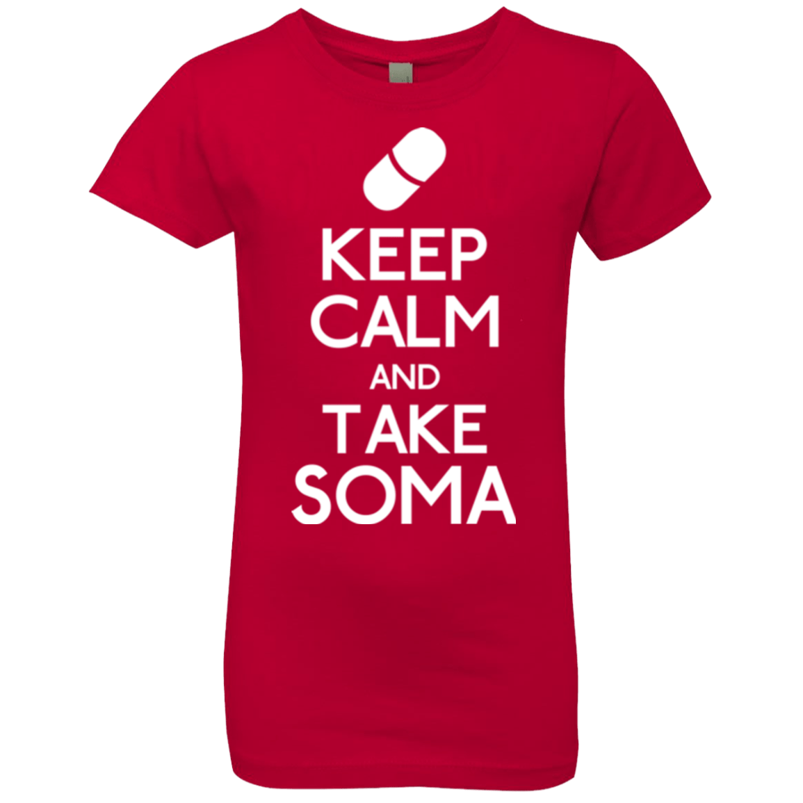 T-Shirts Red / YXS Keep Calm Soma Girls Premium T-Shirt