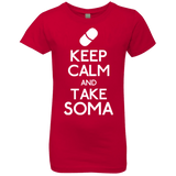 T-Shirts Red / YXS Keep Calm Soma Girls Premium T-Shirt