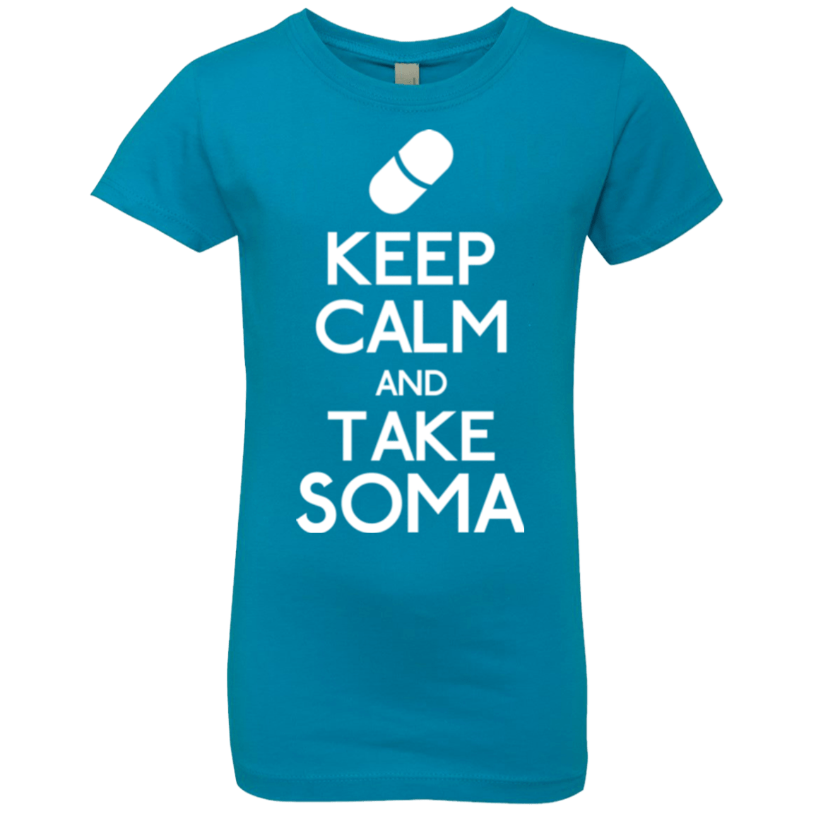 T-Shirts Turquoise / YXS Keep Calm Soma Girls Premium T-Shirt