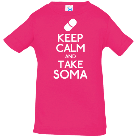 T-Shirts Hot Pink / 6 Months Keep Calm Soma Infant Premium T-Shirt