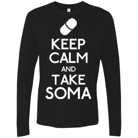 T-Shirts Black / Small Keep Calm Soma Men's Premium Long Sleeve