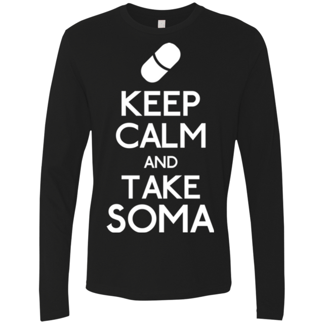 T-Shirts Black / Small Keep Calm Soma Men's Premium Long Sleeve
