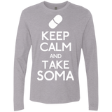 T-Shirts Heather Grey / Small Keep Calm Soma Men's Premium Long Sleeve