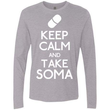 T-Shirts Heather Grey / Small Keep Calm Soma Men's Premium Long Sleeve