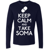 T-Shirts Midnight Navy / Small Keep Calm Soma Men's Premium Long Sleeve