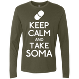 T-Shirts Military Green / Small Keep Calm Soma Men's Premium Long Sleeve