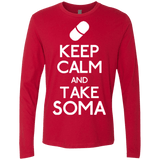 T-Shirts Red / Small Keep Calm Soma Men's Premium Long Sleeve