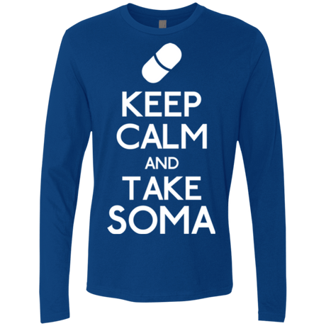 T-Shirts Royal / Small Keep Calm Soma Men's Premium Long Sleeve