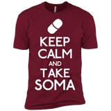 T-Shirts Cardinal / X-Small Keep Calm Soma Men's Premium T-Shirt