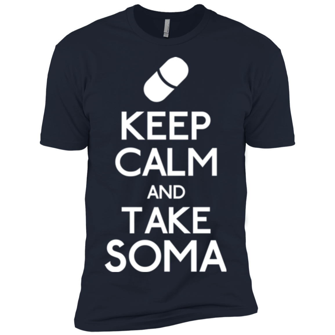 T-Shirts Midnight Navy / X-Small Keep Calm Soma Men's Premium T-Shirt