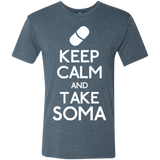 T-Shirts Indigo / Small Keep Calm Soma Men's Triblend T-Shirt