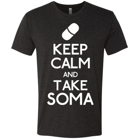 T-Shirts Vintage Black / Small Keep Calm Soma Men's Triblend T-Shirt