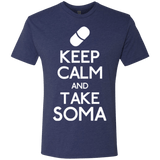 T-Shirts Vintage Navy / Small Keep Calm Soma Men's Triblend T-Shirt