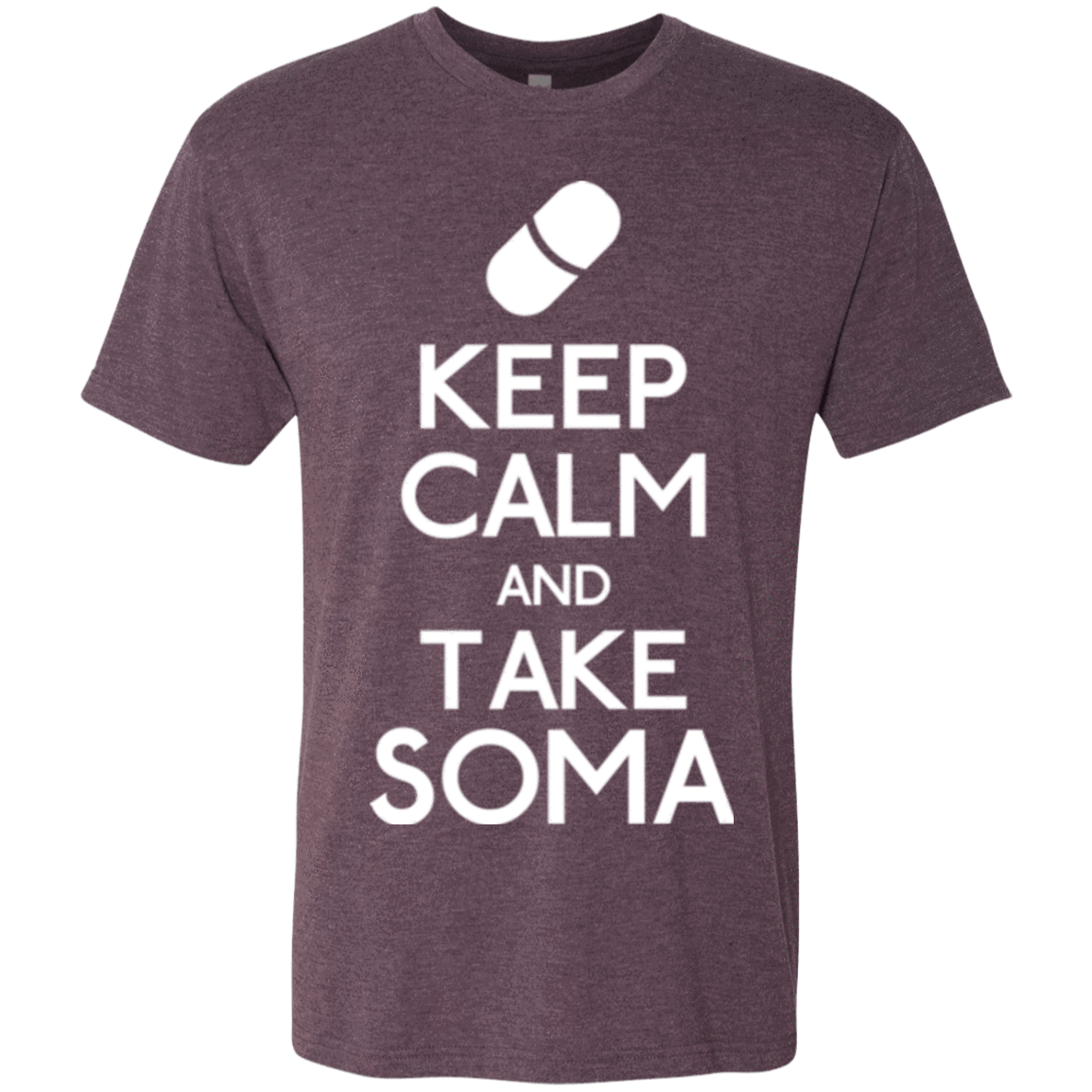 T-Shirts Vintage Purple / Small Keep Calm Soma Men's Triblend T-Shirt
