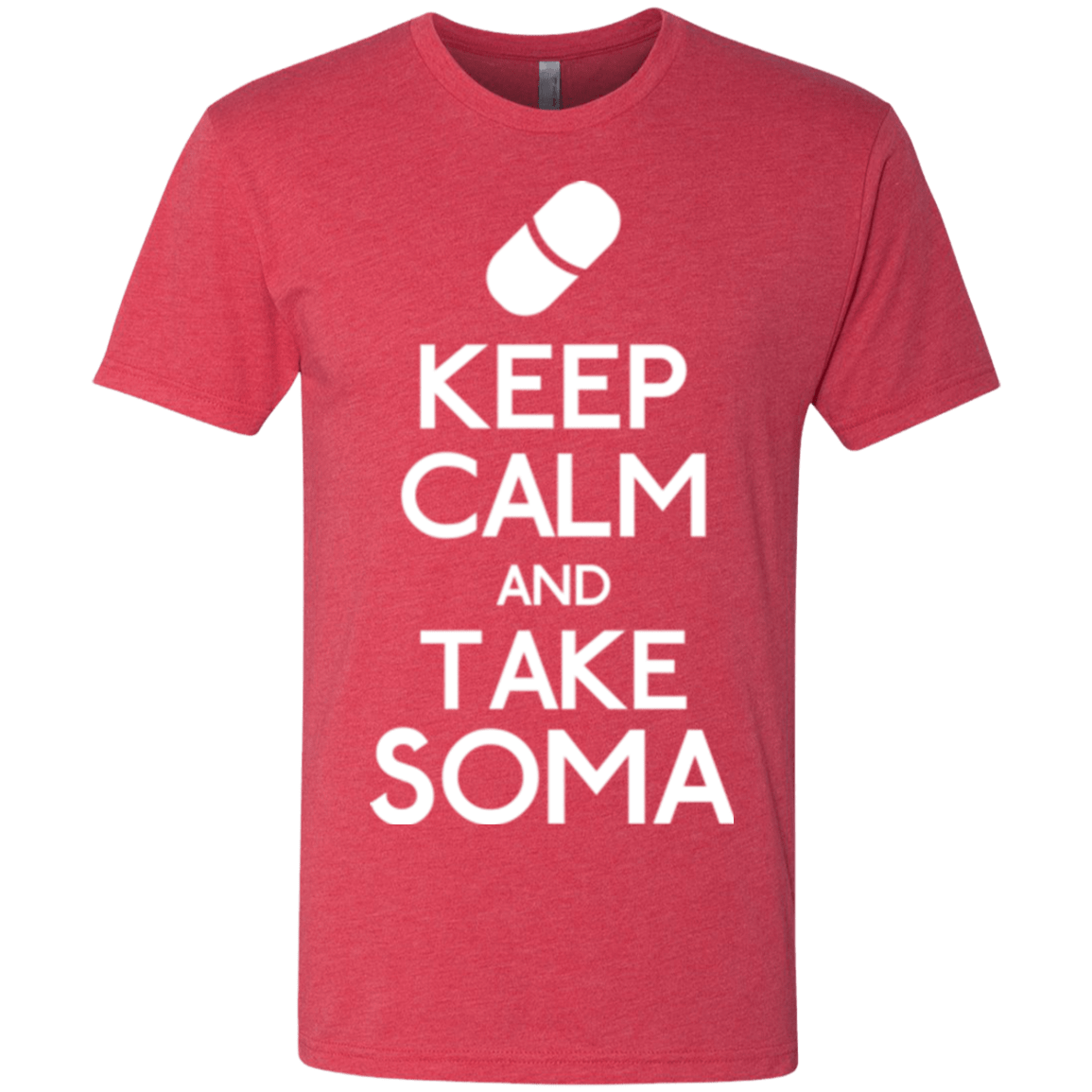 T-Shirts Vintage Red / Small Keep Calm Soma Men's Triblend T-Shirt