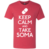 T-Shirts Vintage Red / Small Keep Calm Soma Men's Triblend T-Shirt