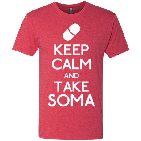 T-Shirts Vintage Red / Small Keep Calm Soma Men's Triblend T-Shirt