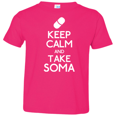 T-Shirts Hot Pink / 2T Keep Calm Soma Toddler Premium T-Shirt