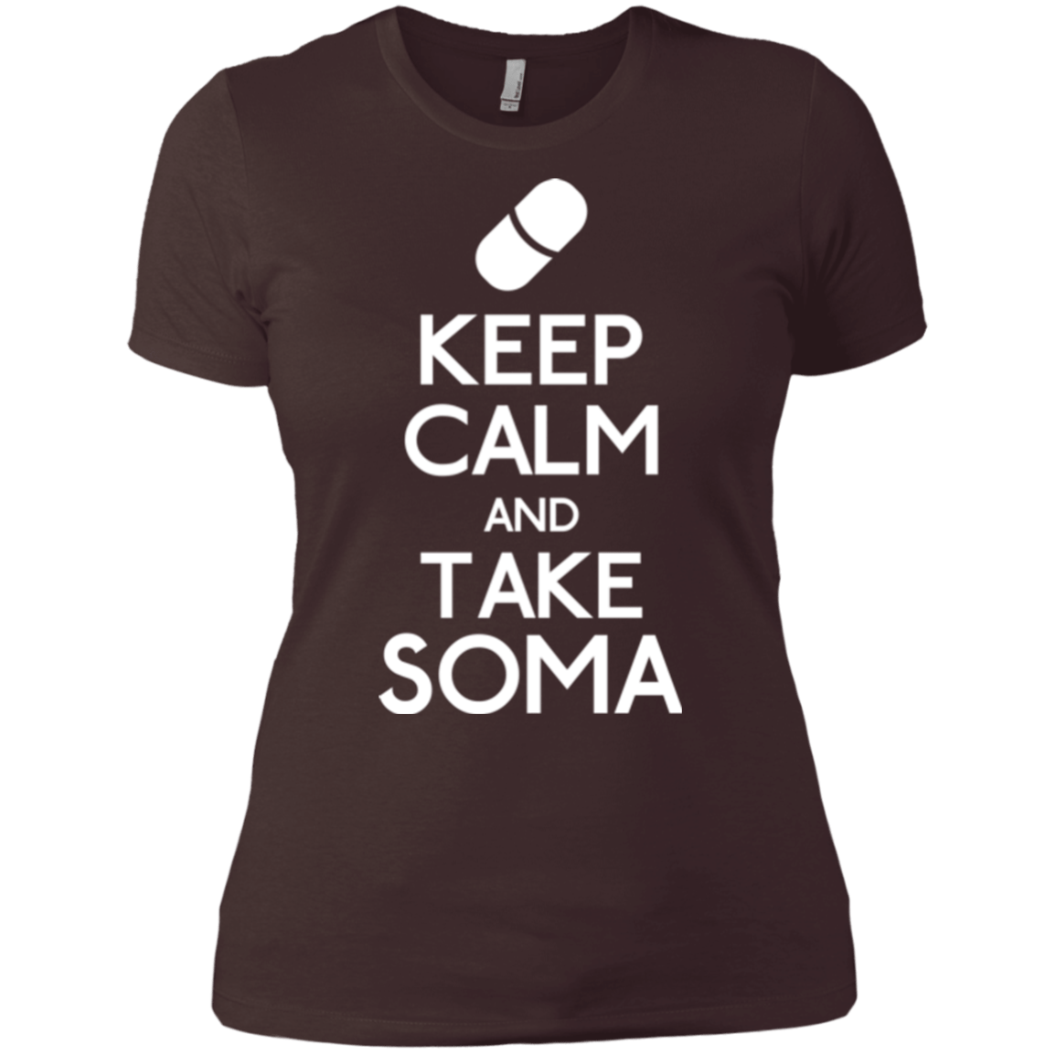 T-Shirts Dark Chocolate / X-Small Keep Calm Soma Women's Premium T-Shirt