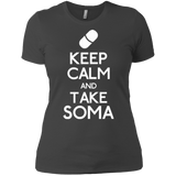 T-Shirts Heavy Metal / X-Small Keep Calm Soma Women's Premium T-Shirt