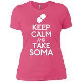 T-Shirts Hot Pink / X-Small Keep Calm Soma Women's Premium T-Shirt