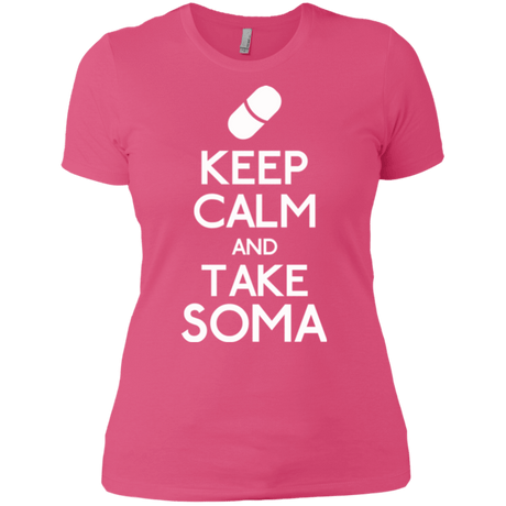 T-Shirts Hot Pink / X-Small Keep Calm Soma Women's Premium T-Shirt