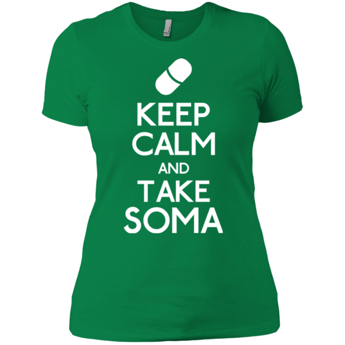 T-Shirts Kelly Green / X-Small Keep Calm Soma Women's Premium T-Shirt