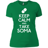T-Shirts Kelly Green / X-Small Keep Calm Soma Women's Premium T-Shirt