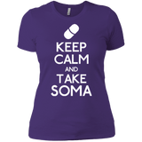 T-Shirts Purple / X-Small Keep Calm Soma Women's Premium T-Shirt