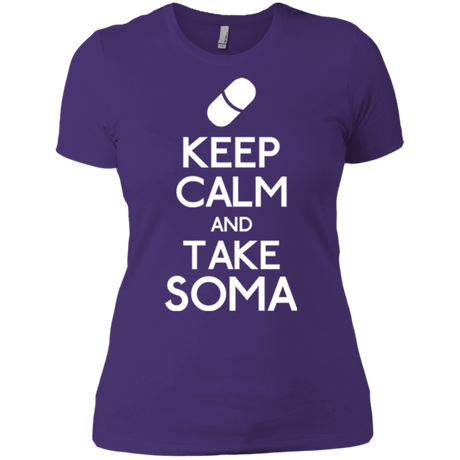 T-Shirts Purple / X-Small Keep Calm Soma Women's Premium T-Shirt