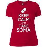 T-Shirts Red / X-Small Keep Calm Soma Women's Premium T-Shirt