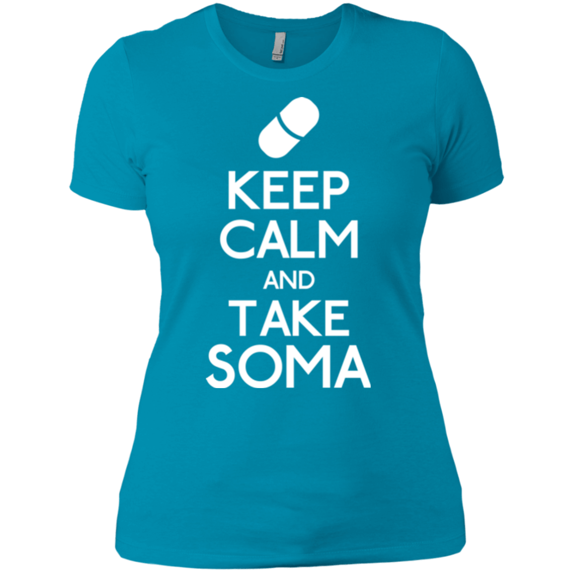 T-Shirts Turquoise / X-Small Keep Calm Soma Women's Premium T-Shirt