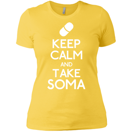T-Shirts Vibrant Yellow / X-Small Keep Calm Soma Women's Premium T-Shirt