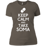 T-Shirts Warm Grey / X-Small Keep Calm Soma Women's Premium T-Shirt