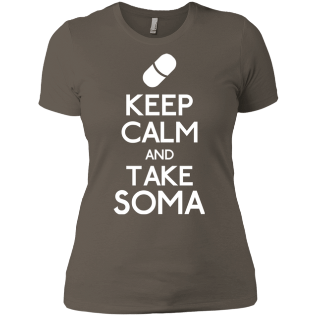 T-Shirts Warm Grey / X-Small Keep Calm Soma Women's Premium T-Shirt