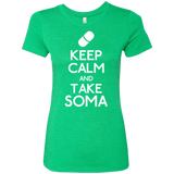 T-Shirts Envy / Small Keep Calm Soma Women's Triblend T-Shirt